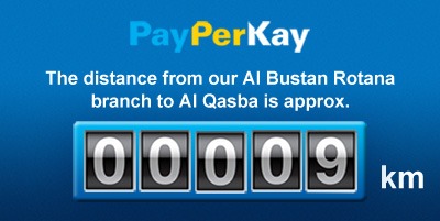 PayPerKay Al Qasba UAE tourist destination Hire Rent Lease a car Abu Dhabi Dubai Sharjah Al Ain